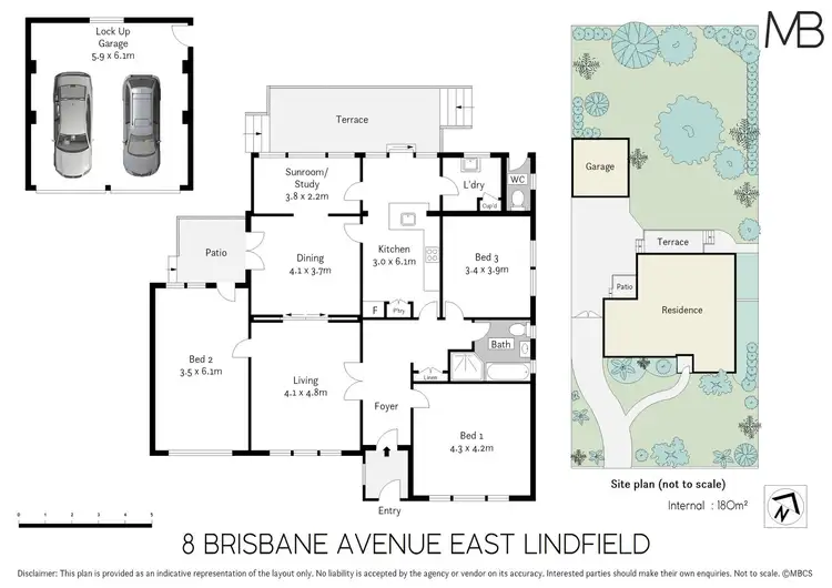 Floorplan of Homely house listing, 8 Brisbane Avenue, East Lindfield NSW 2070