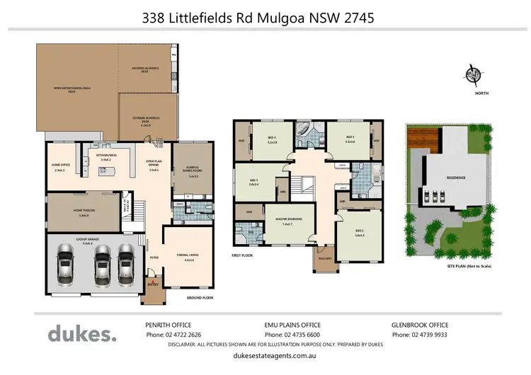 Floorplan of Homely house listing, 338 Littlefields Road, Mulgoa NSW 2745