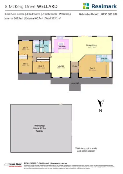Floorplan of Homely house listing, 8 McKeig Drive, Wellard WA 6170