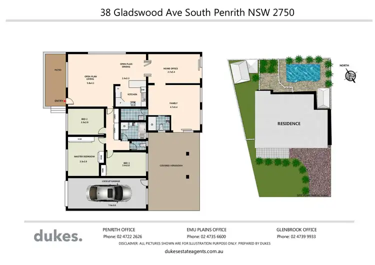 Floorplan of Homely house listing, 38 Gladswood Avenue, South Penrith NSW 2750