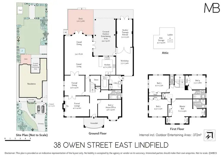 Floorplan of Homely house listing, 38 Owen Street, East Lindfield NSW 2070