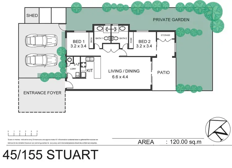 Floorplan of Homely unit listing, 45/157-159 Stuart Drive, Wulguru QLD 4811