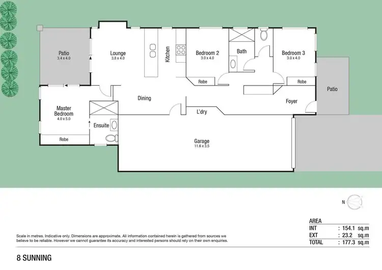 Floorplan of Homely house listing, 8 Sunning Street, Shaw QLD 4818