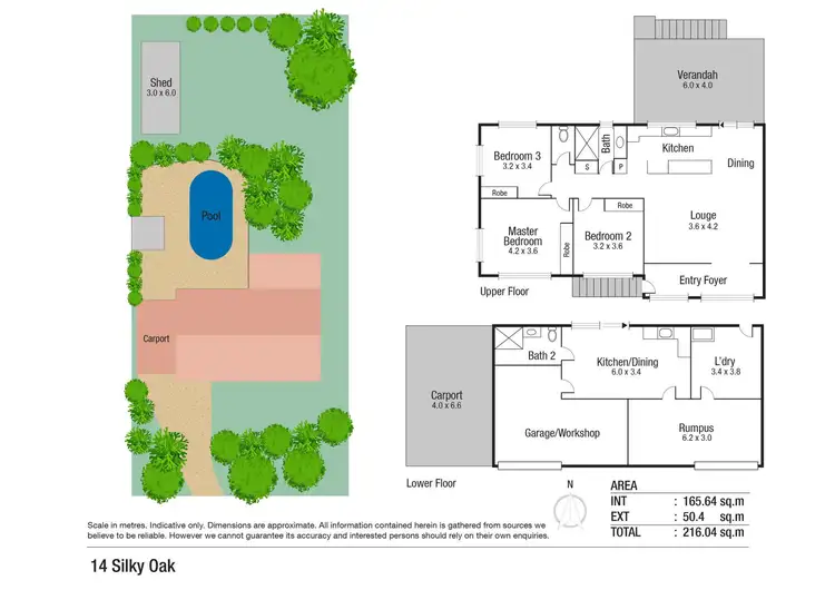 Floorplan of Homely house listing, 14 Silky Oak Street,, Kirwan QLD 4817