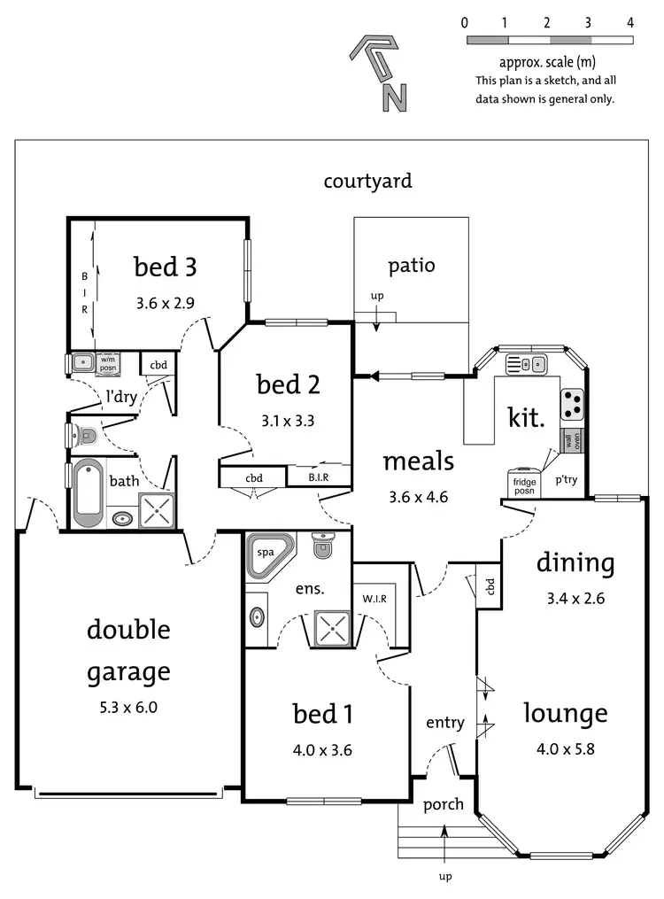 Floorplan of Homely unit listing, 3/24 Ashford Street, Templestowe Lower VIC 3107
