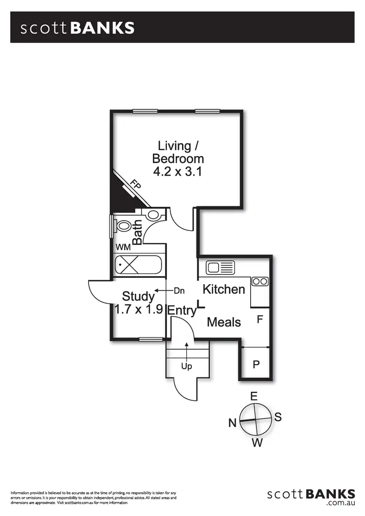 Floorplan of Homely apartment listing, 5/1 St Georges Road, Toorak VIC 3142