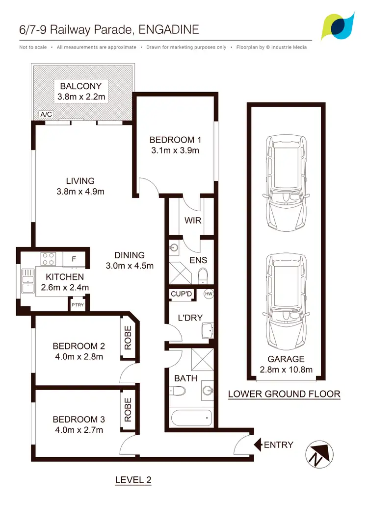 Floorplan of Homely apartment listing, 6/7-9 Railway Parade, Engadine NSW 2233