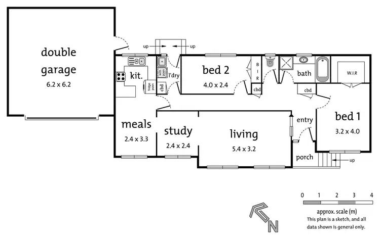 Floorplan of Homely unit listing, 6/60 Beaufort Road, Croydon VIC 3136