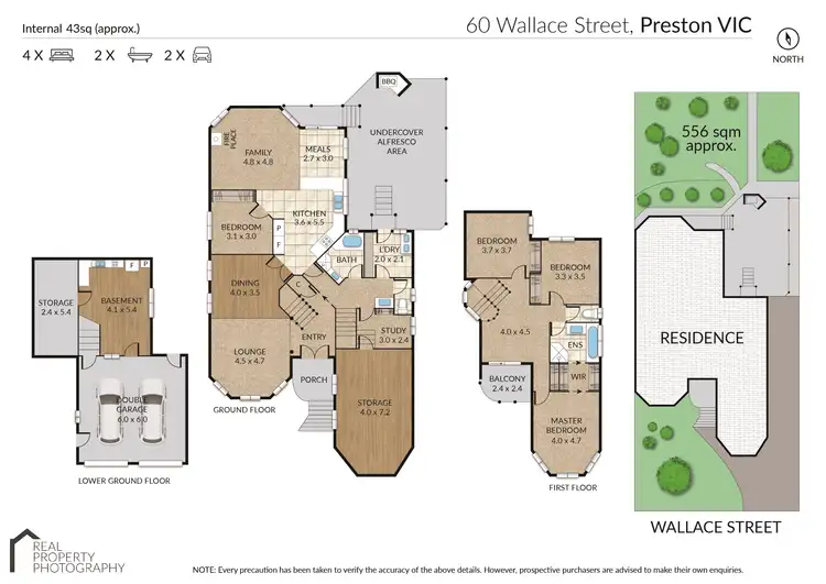 Floorplan of Homely house listing, 60 Wallace Street, Preston VIC 3072