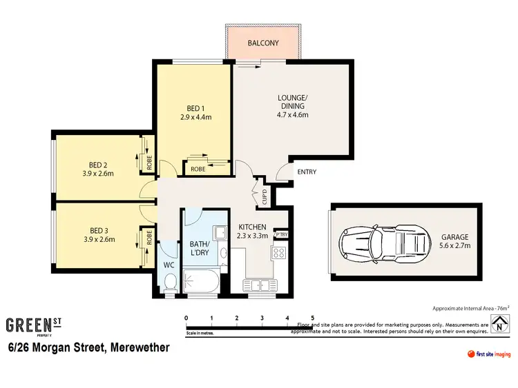 Floorplan of Homely unit listing, 6/26 Morgan Street, Merewether NSW 2291