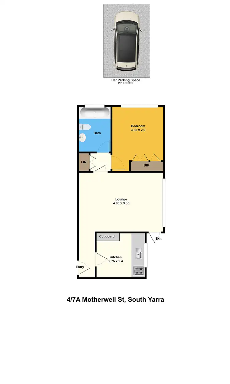 Floorplan of Homely apartment listing, 4/7A Motherwell Street, South Yarra VIC 3141