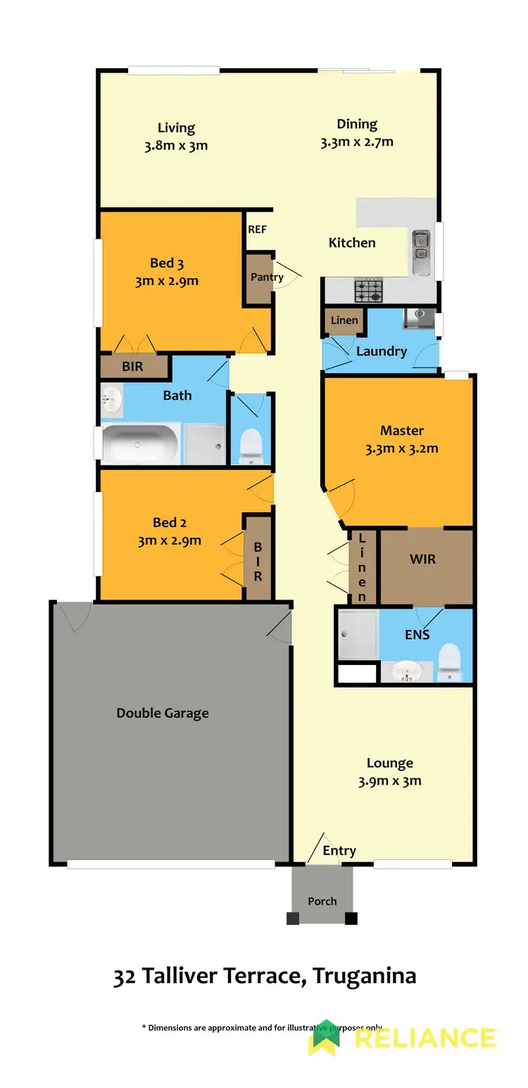 Floorplan of Homely house listing, 32 Talliver Terrace, Truganina VIC 3029