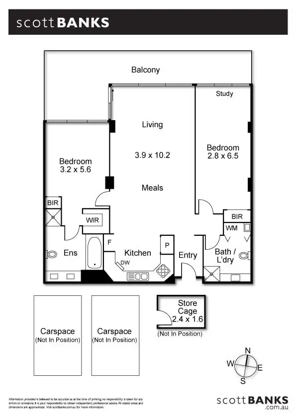 Floorplan of Homely apartment listing, 53/604 St Kilda Road, Melbourne VIC 3000