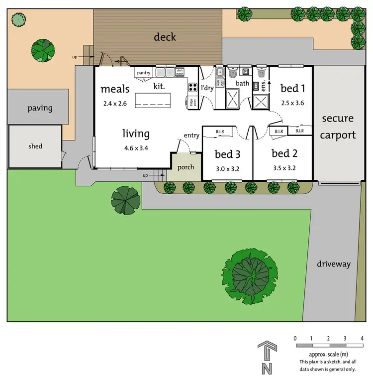 Floorplan of Homely house listing, 6 Garden Street, Ringwood VIC 3134
