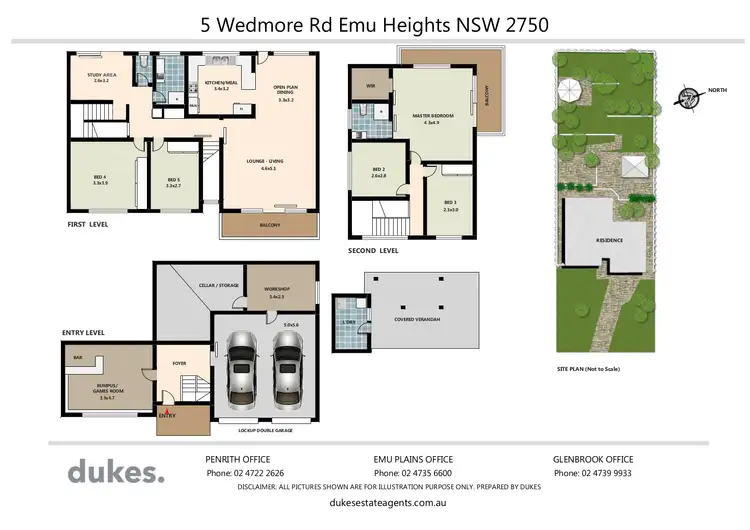 Floorplan of Homely house listing, 5 Wedmore Road, Emu Heights NSW 2750