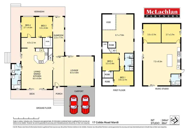 Floorplan of Homely rural property listing, 17 Cobbs Road, Mardi NSW 2259
