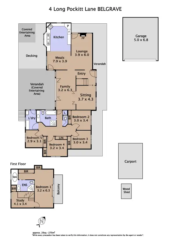 Floorplan of Homely house listing, 4 Long Pockitt Lane, Belgrave VIC 3160