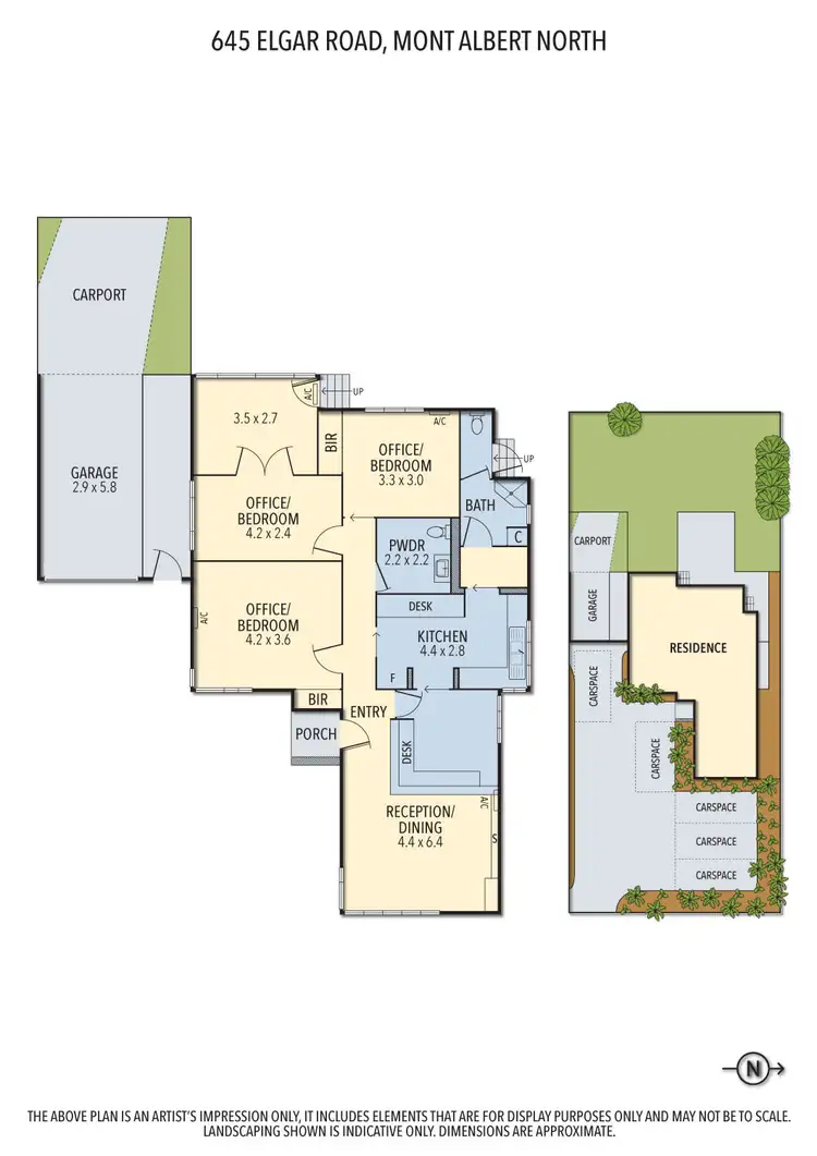 Floorplan of Homely house listing, 645 Elgar Road, Mont Albert North VIC 3129