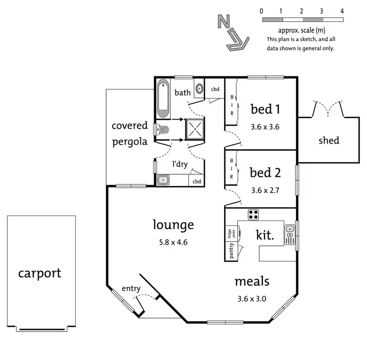 Floorplan of Homely house listing, 2A Primrose Road, Croydon North VIC 3136