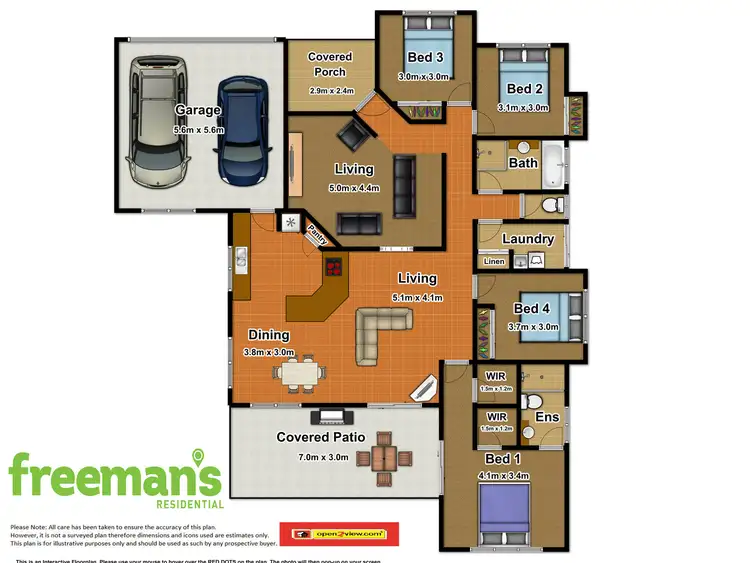 Floorplan of Homely house listing, 68 Tiffany Street, White Rock QLD 4868
