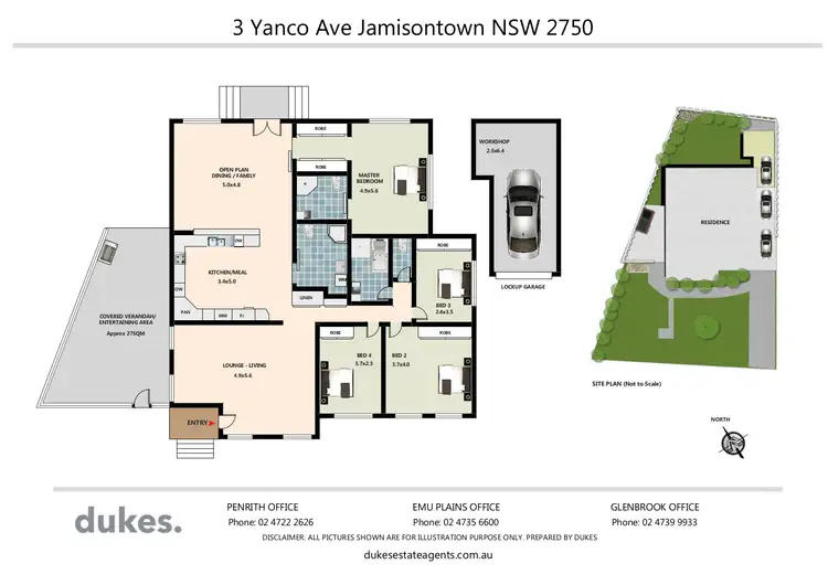 Floorplan of Homely house listing, 3 Yanco Avenue, Jamisontown NSW 2750