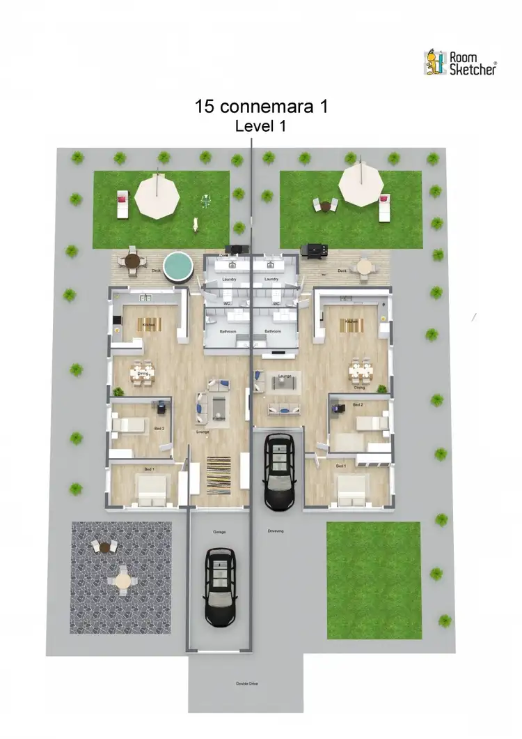 Floorplan of Homely house listing, 15 Connemara Close, Trinity Beach QLD 4879