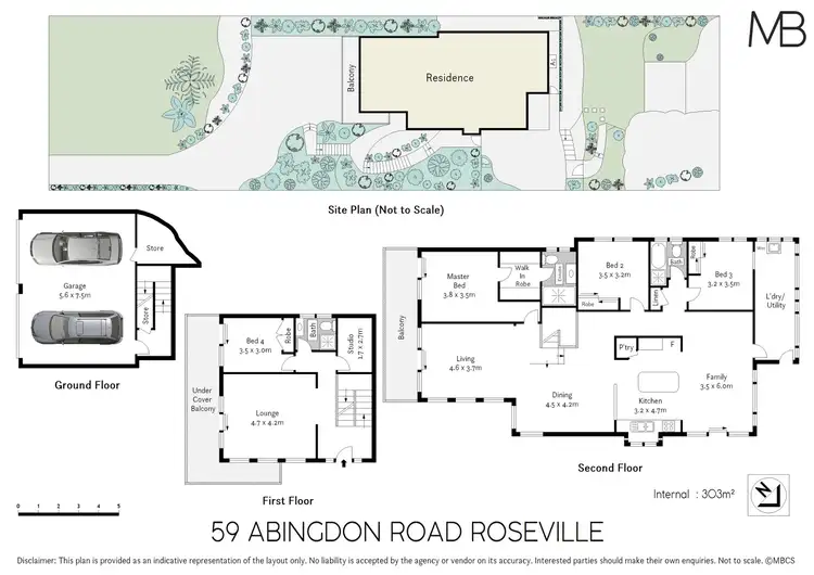 Floorplan of Homely house listing, 59 Abingdon Road, Roseville NSW 2069