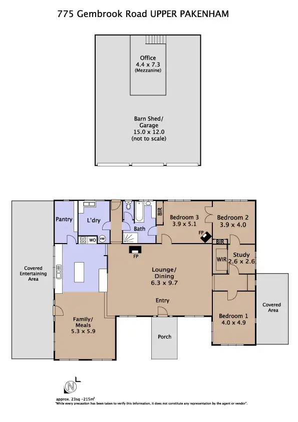 Floorplan of Homely house listing, 775 Gembrook Road, Pakenham Upper VIC 3810