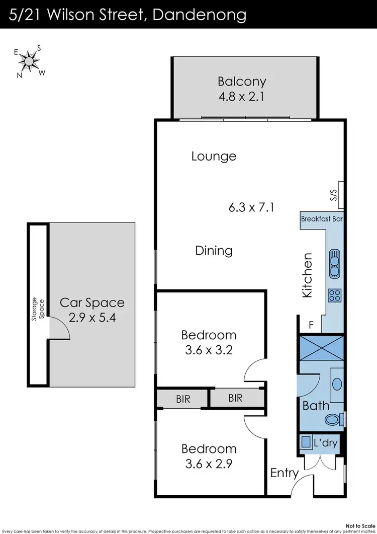 Floorplan of Homely unit listing, 5/21 Wilson Street, Dandenong VIC 3175