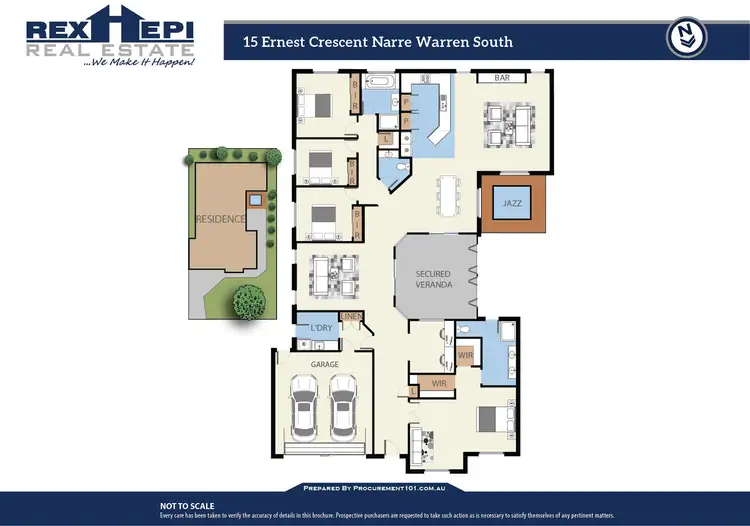 Floorplan of Homely house listing, 15 Ernest Crescent, Narre Warren South VIC 3805