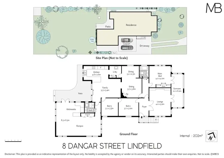Floorplan of Homely house listing, 8 Dangar Street, Lindfield NSW 2070