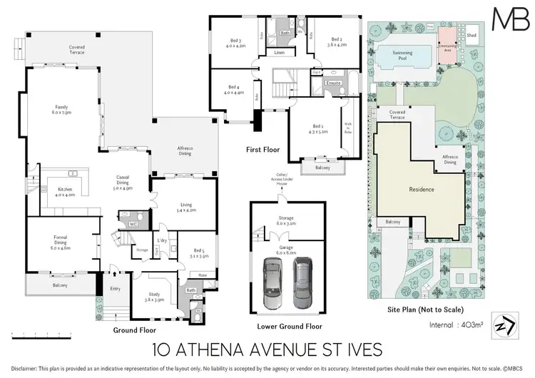 Floorplan of Homely house listing, B4/3-11 Athena Avenue, St Ives NSW 2075