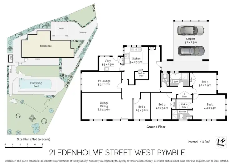 Floorplan of Homely house listing, 21 Edenholme Street, West Pymble NSW 2073