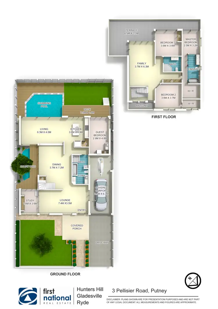 Floorplan of Homely house listing, 3 Pellisier Road, Putney NSW 2112