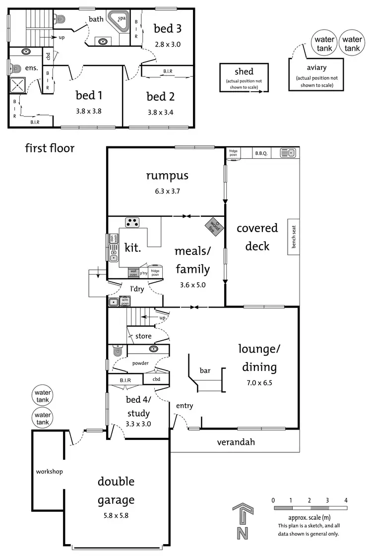 Floorplan of Homely house listing, 14 Gregory Road, Boronia VIC 3155