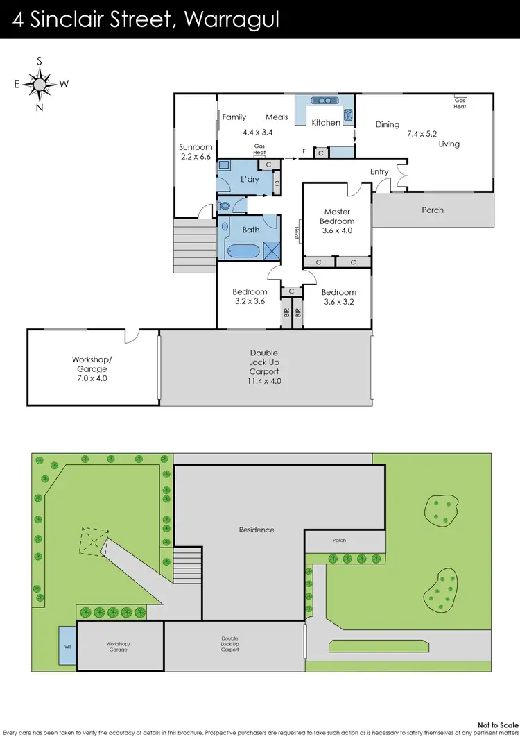 Floorplan of Homely house listing, 4 Sinclair Street, Warragul VIC 3820