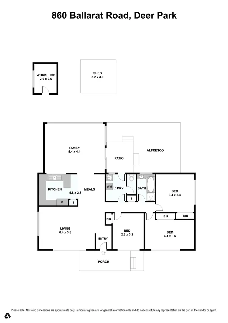 Floorplan of Homely house listing, 860 Ballarat Road, Deer Park VIC 3023