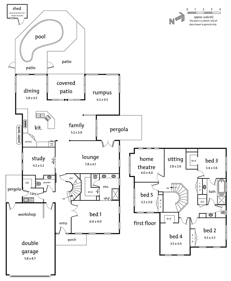 Floorplan of Homely house listing, 68 Blue Ridge Drive, Mooroolbark VIC 3138