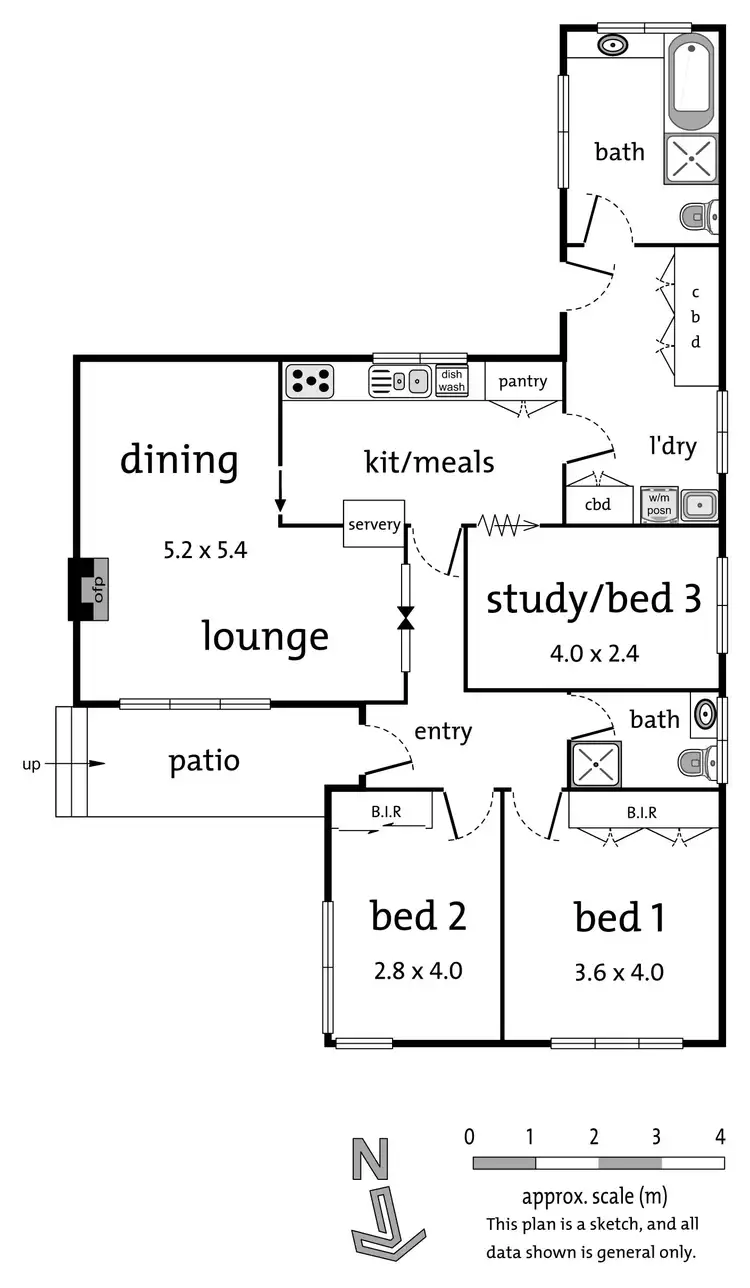 Floorplan of Homely unit listing, 1/50 Vanbrook Street, Forest Hill VIC 3131