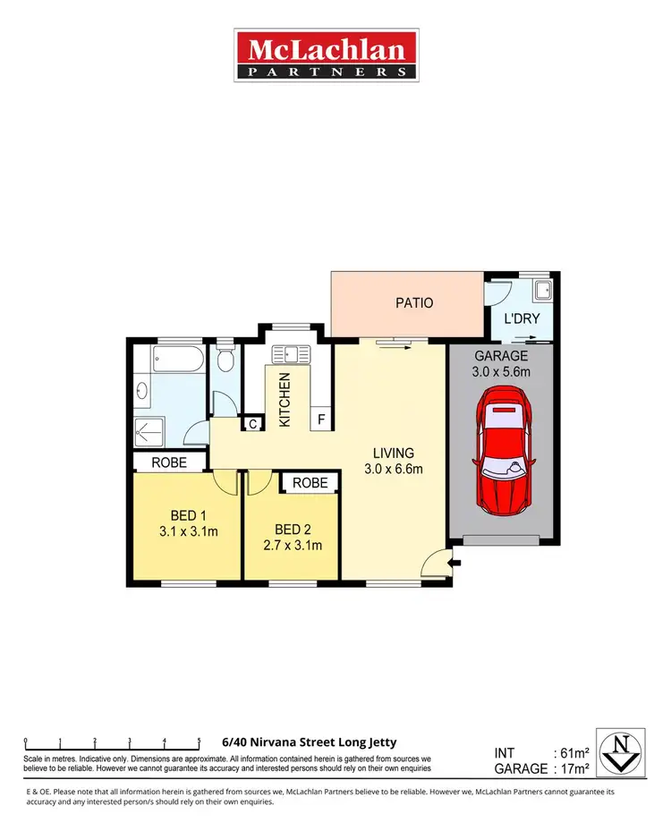 Floorplan of Homely villa listing, 6/40-44 Nirvana Street, Long Jetty NSW 2261
