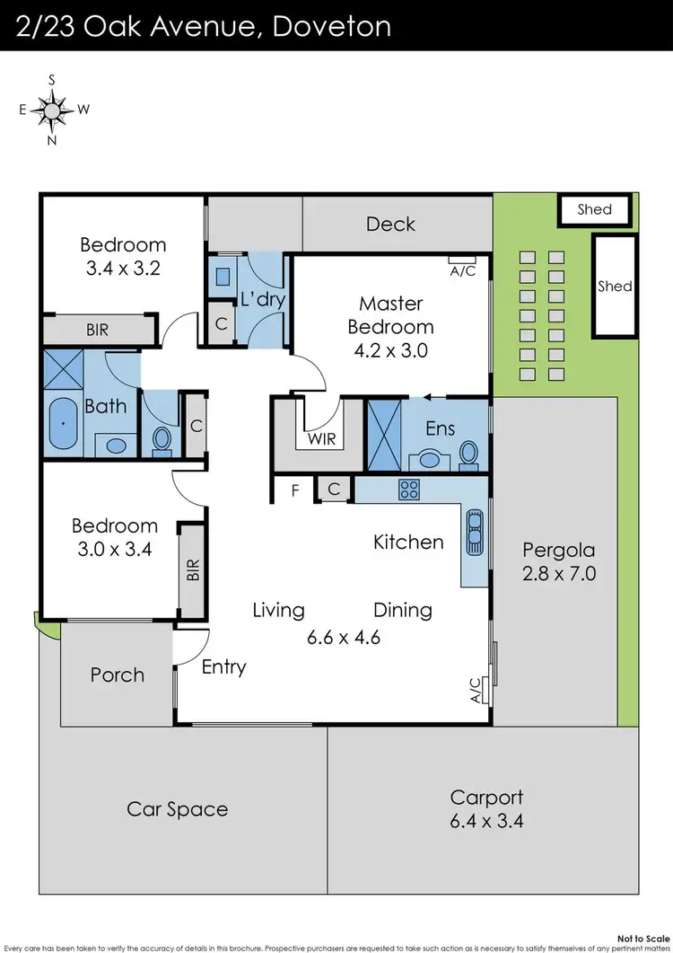 Floorplan of Homely house listing, 2/23 Oak Avenue, Doveton VIC 3177