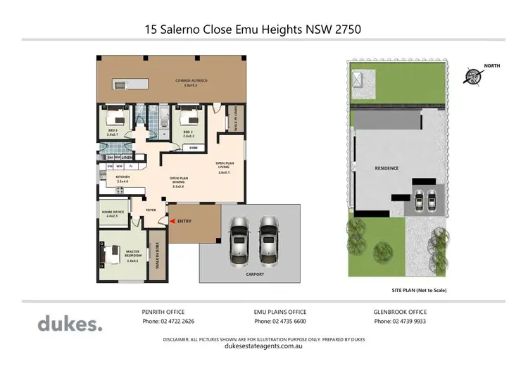 Floorplan of Homely house listing, 15 Salerno Close, Emu Heights NSW 2750