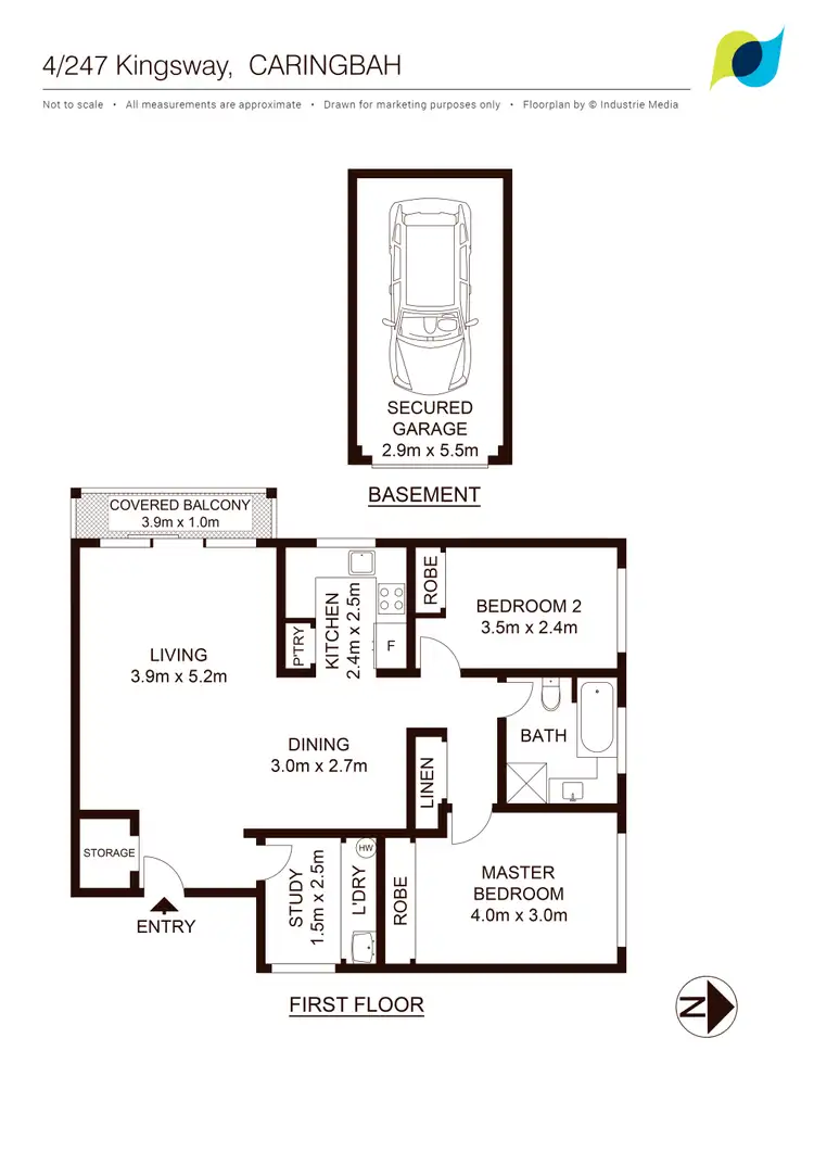 Floorplan of Homely apartment listing, 4/247 Kingsway, Caringbah NSW 2229
