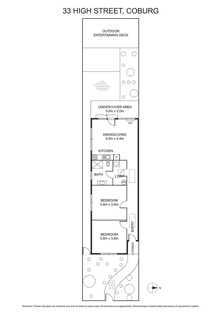 Floorplan of Homely house listing, 33 High Street, Coburg VIC 3058
