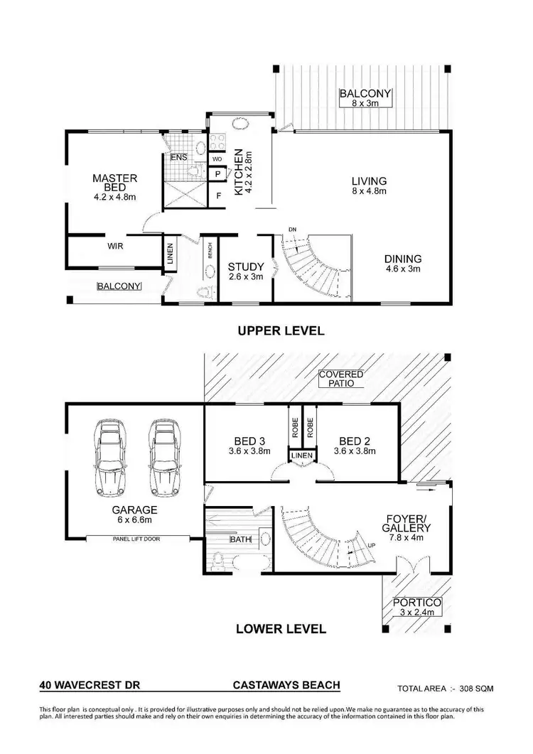 Floorplan of Homely house listing, 40 Wavecrest Drive, Castaways Beach QLD 4567