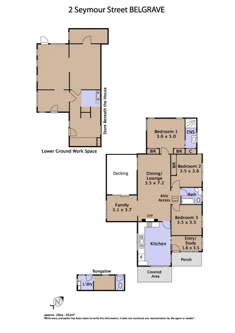 Floorplan of Homely house listing, 2 Seymour Street, Belgrave VIC 3160