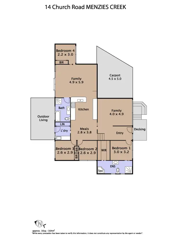 Floorplan of Homely house listing, 14 Church Road, Menzies Creek VIC 3159