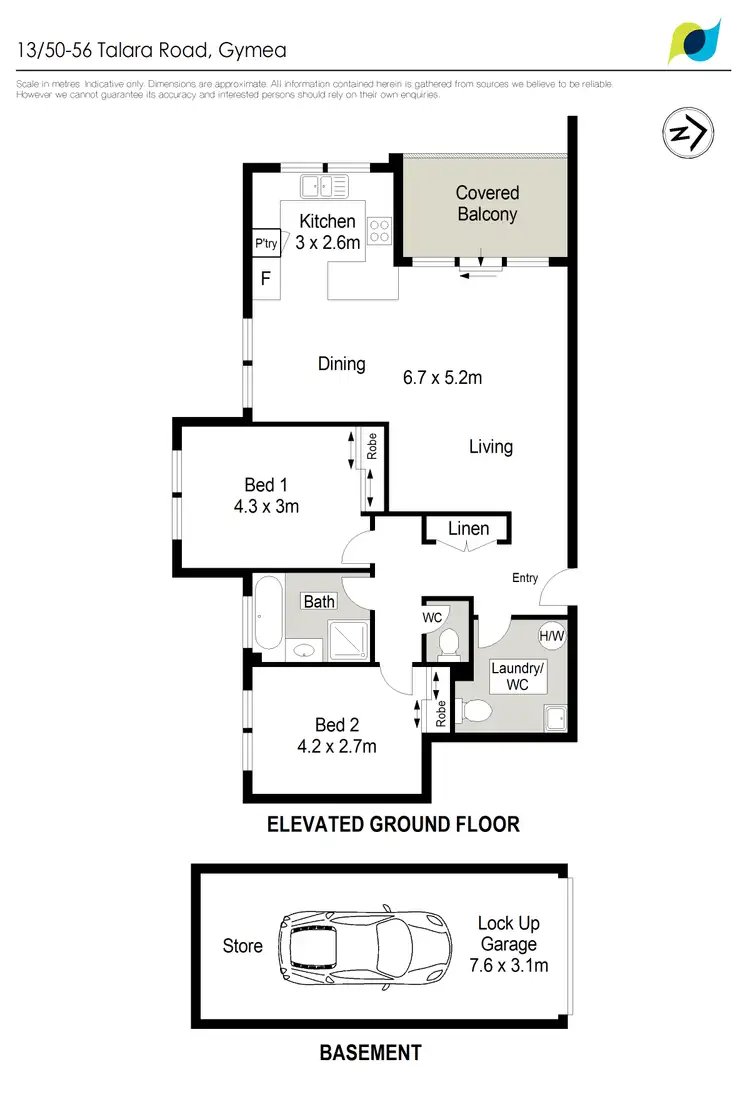 Floorplan of Homely apartment listing, 13/50-56 Talara Road, Gymea NSW 2227