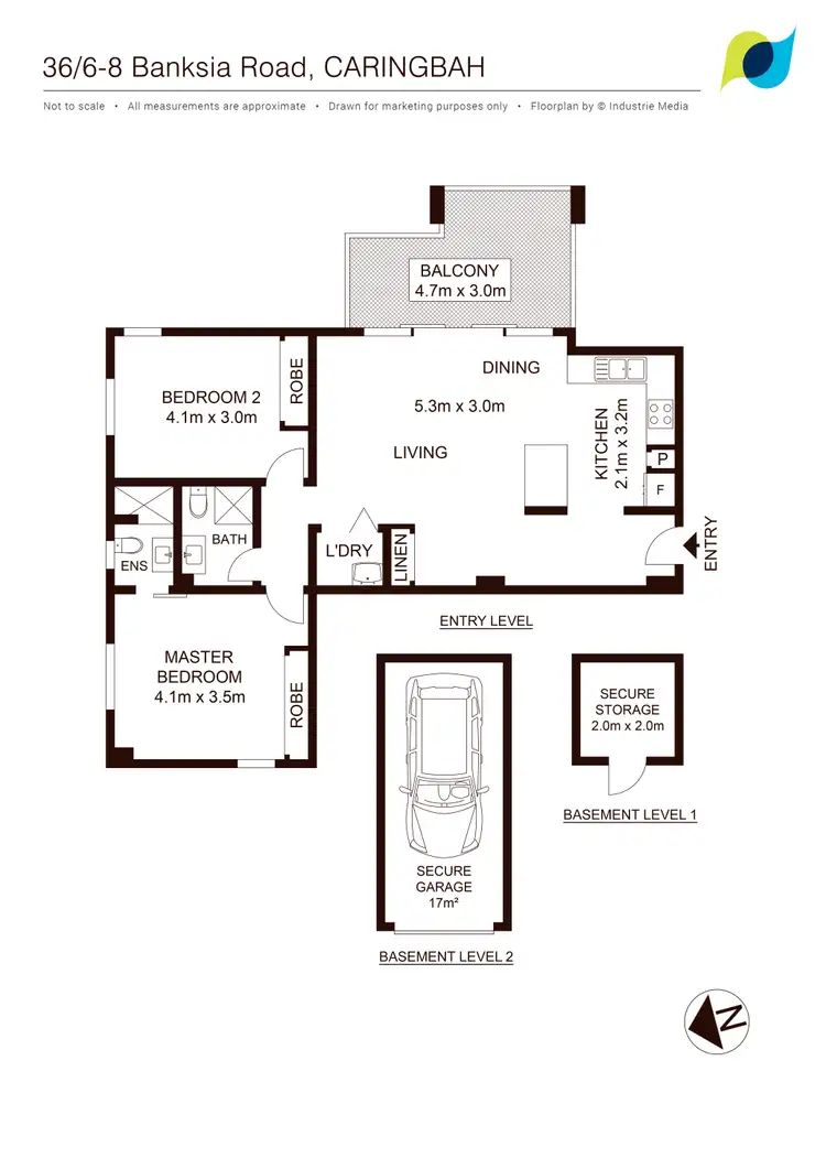 Floorplan of Homely apartment listing, 36/6-8 Banksia Road, Caringbah NSW 2229