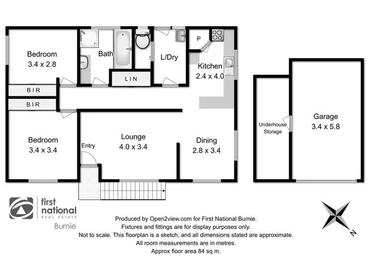 Floorplan of Homely unit listing, 18 Howe Street, Park Grove TAS 7320